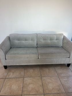Light Gray Sofa (Loveseat) - Good Condition