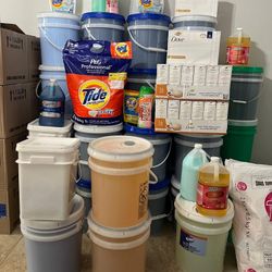 Toilet paper 
-Paper Towels
- Detergent & fabric softener 
- Laundry pods 
- Dish soap & degreaser 
- Scent Boosters 