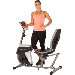 FITNESS REALITY R4000 Magnetic Tension Recumbent Bike with Workout Goal Setting Computer