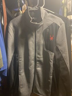 Men’s Spyder Raider Full Zip Stand Collar Jacket - Medium