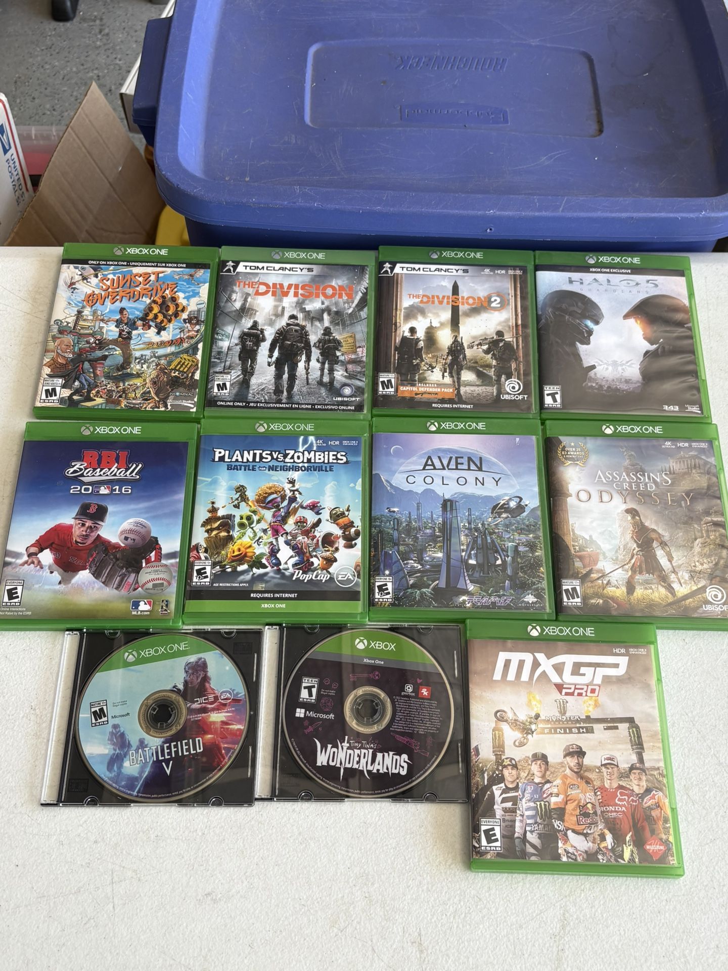 Xbox One Video Games Lot of 11