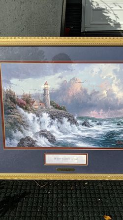 Thomas Kinkade.. Conquering the storm