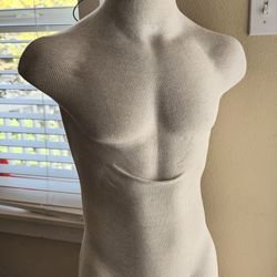 Mannequin Fabric Wrapped Standing or Hangind Decor 36.5" Tall