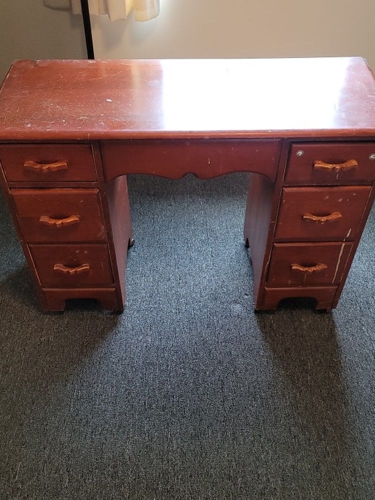 Solid Wood Antique Desk