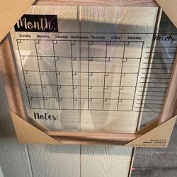 Dry Erase Wall Calendar 