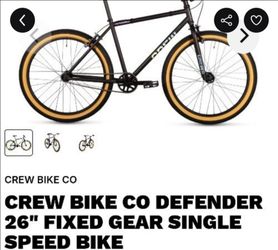City Grounds fixed gear Crew Bike