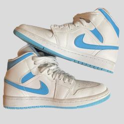 Nike Shoes | Women’s Air Jordan 1 Mid ‘Unc’ Size 8