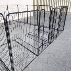 New $270 Large 10x10 FT Heavy Duty 48” Tall 16-Panel Pet Playpen Dog Crate Kennel Exercise Cage Fence