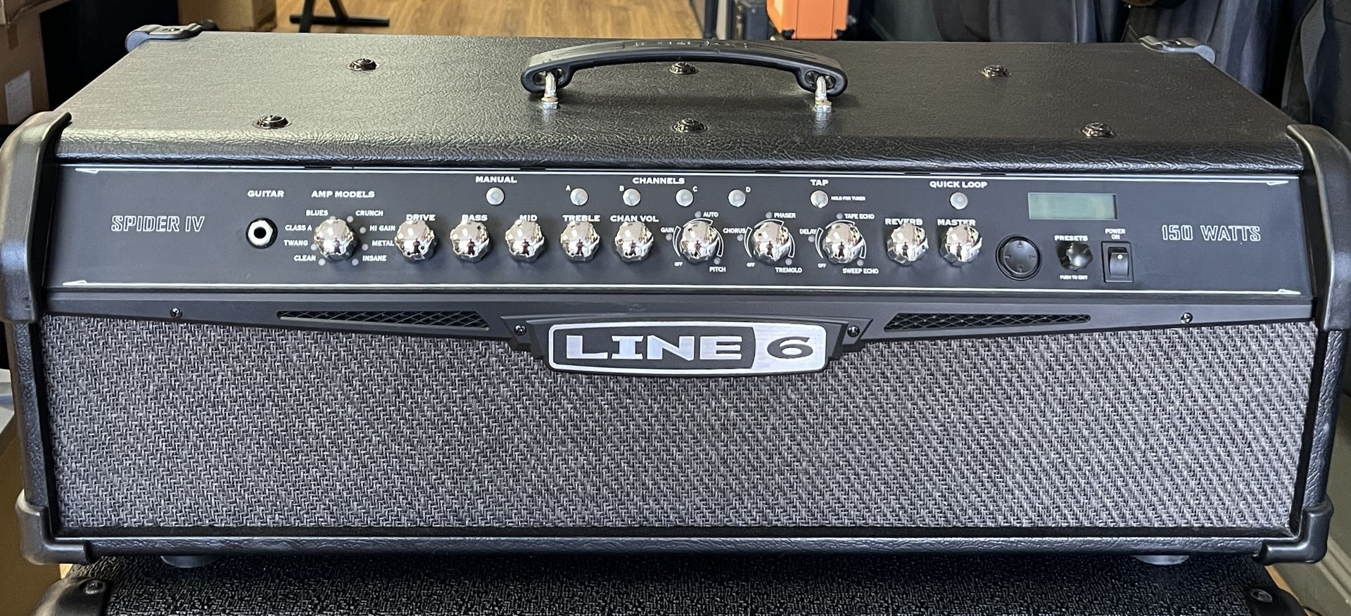 LINE 6 SPIDER IV HD150 150 WATT GUITAR AMP HEAD W/EFFECTS