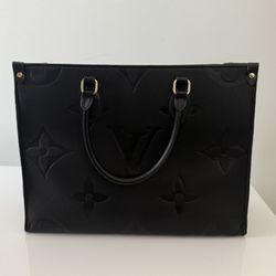 Louis Vuitton OnTheGo Bag - Black Leather