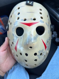 NECA Jason Voorhees hockey mask from Friday the 13th,