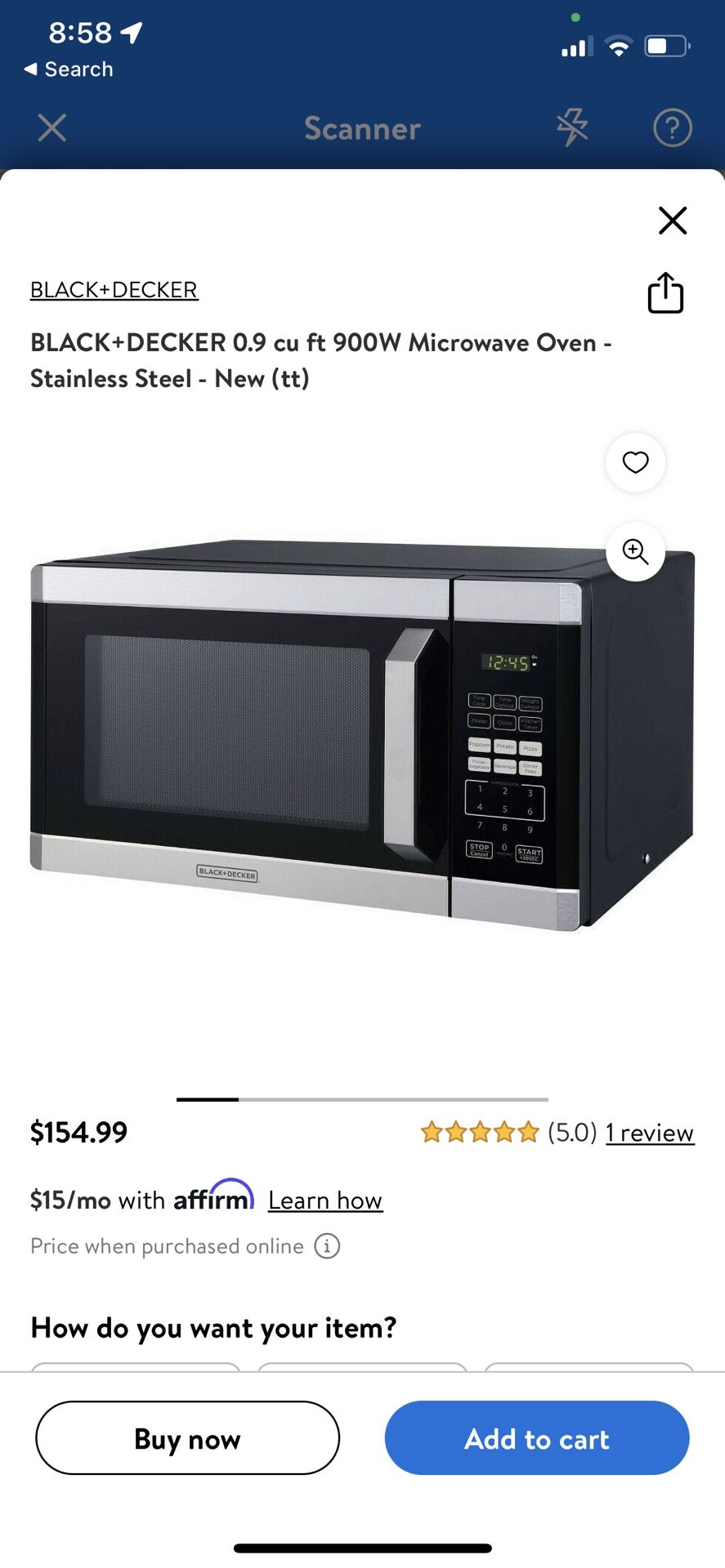 Microwave Black Decker