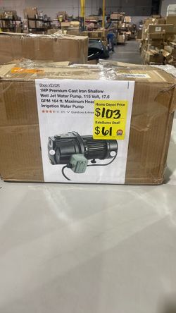 SaleSumo Vevor water pump