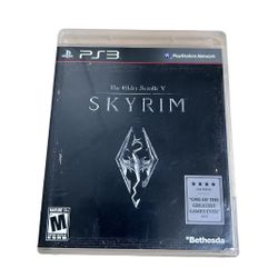 PS3 Skyrim The Elder Scrolls V CIB