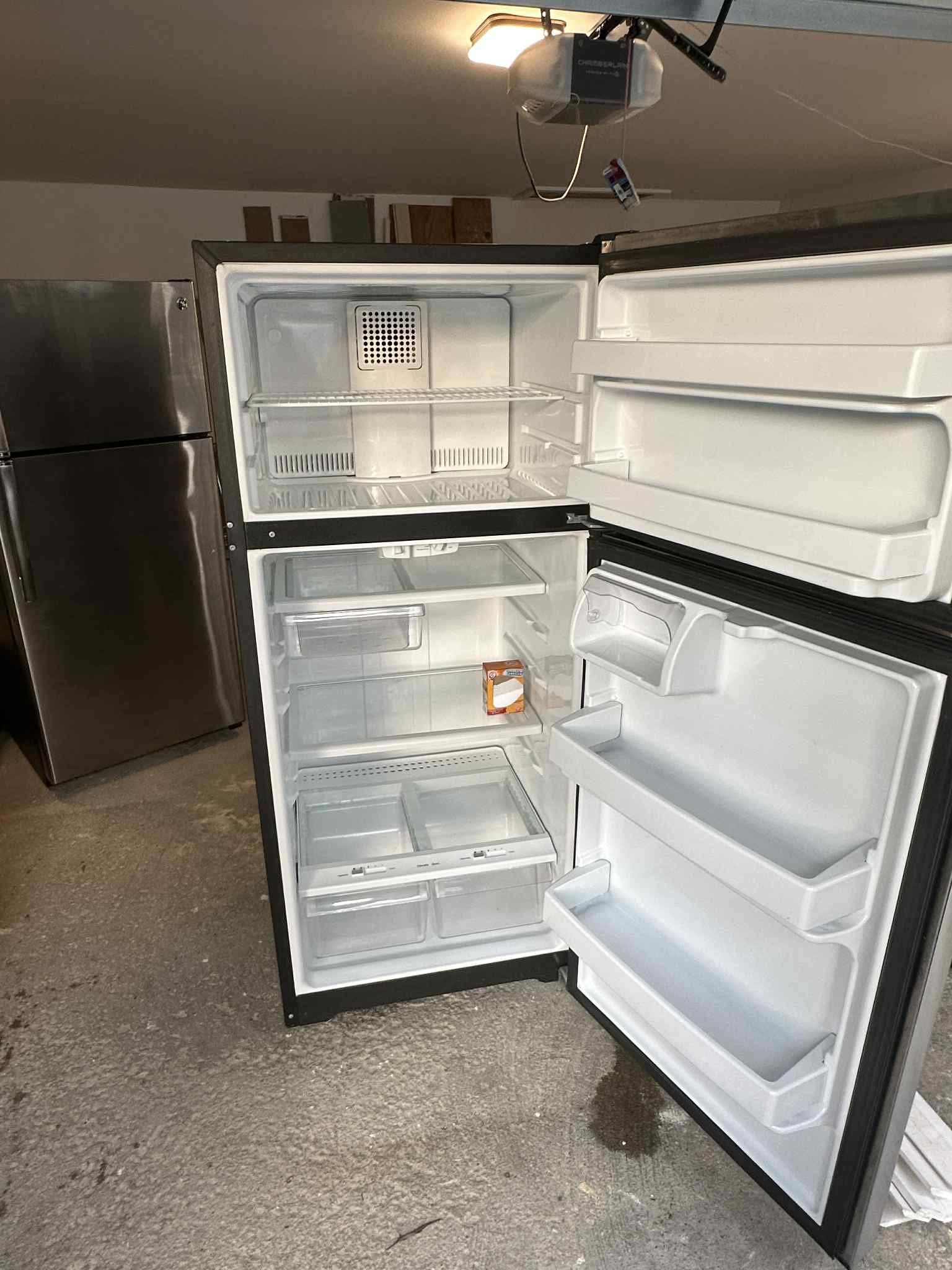 Refrigerator end Electric stove stainless steel