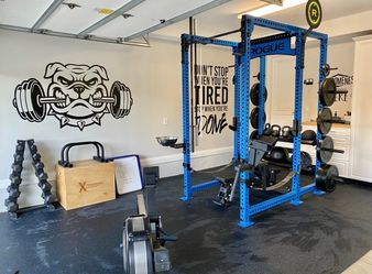 Rogue 6-Post Power Rack + FULL Home Gym (GHD, Rower, Weights, Bench) – Turnkey Setup