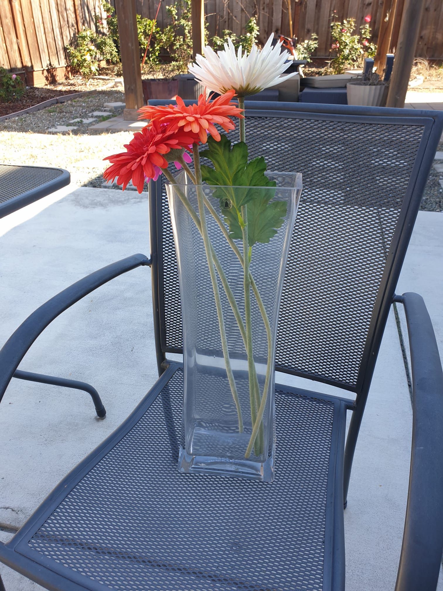 Flower Vase With Artificial Decorative Flowers
