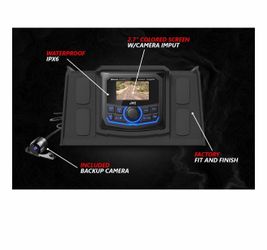 JVC Bluetooth marine headunit for  Polaris RZR & CAN AM MAVERICK X3 (We Finance)