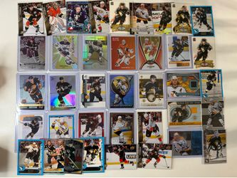 Lot of hockey cards - McDavid, Lemieux, patches, refractors, Ducks