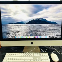 Apple iMac 27” 5K Retina 2019 3.7Ghz 6-Core i5 16GB 500GB SSD Radeon Pro 580X 8GB Graphics Read Description