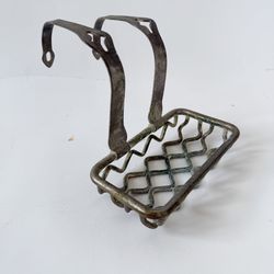 Antique Nickle Brass Bathroom Soap holder for side of bathtub