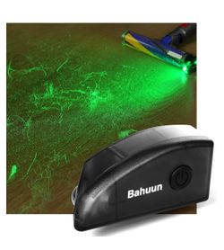 Vacuum Attachment Green Laser Light (Reveal Hidden Dust on Hard Floor & Pet Hair)