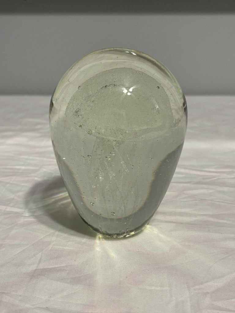 Paperweight Jellyfish Home Decor Glass Office