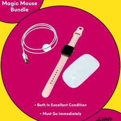 Apple Watch And Magic Mouse For Sale