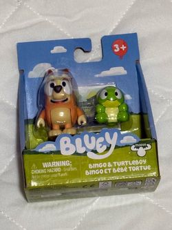 Bluey toys Bingo and turtleboy