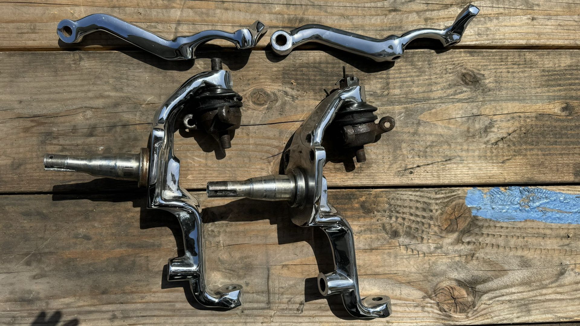 58-64 Impala Chrome Spindles And Knuckles