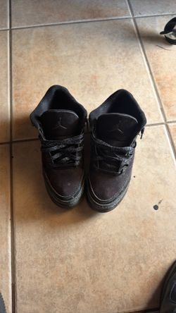 Jordan 3 black cats size 7