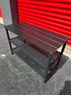 Shoe rack organizer / entryway table/ in good condition