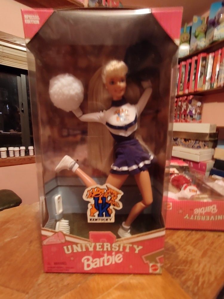 University Cheerleading Barbie Kentucky 