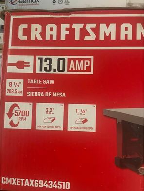 Craftsman Table And Saw