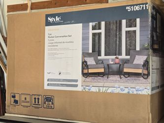 2 Rocker Chairs + 1 Table (BRAND NEW)