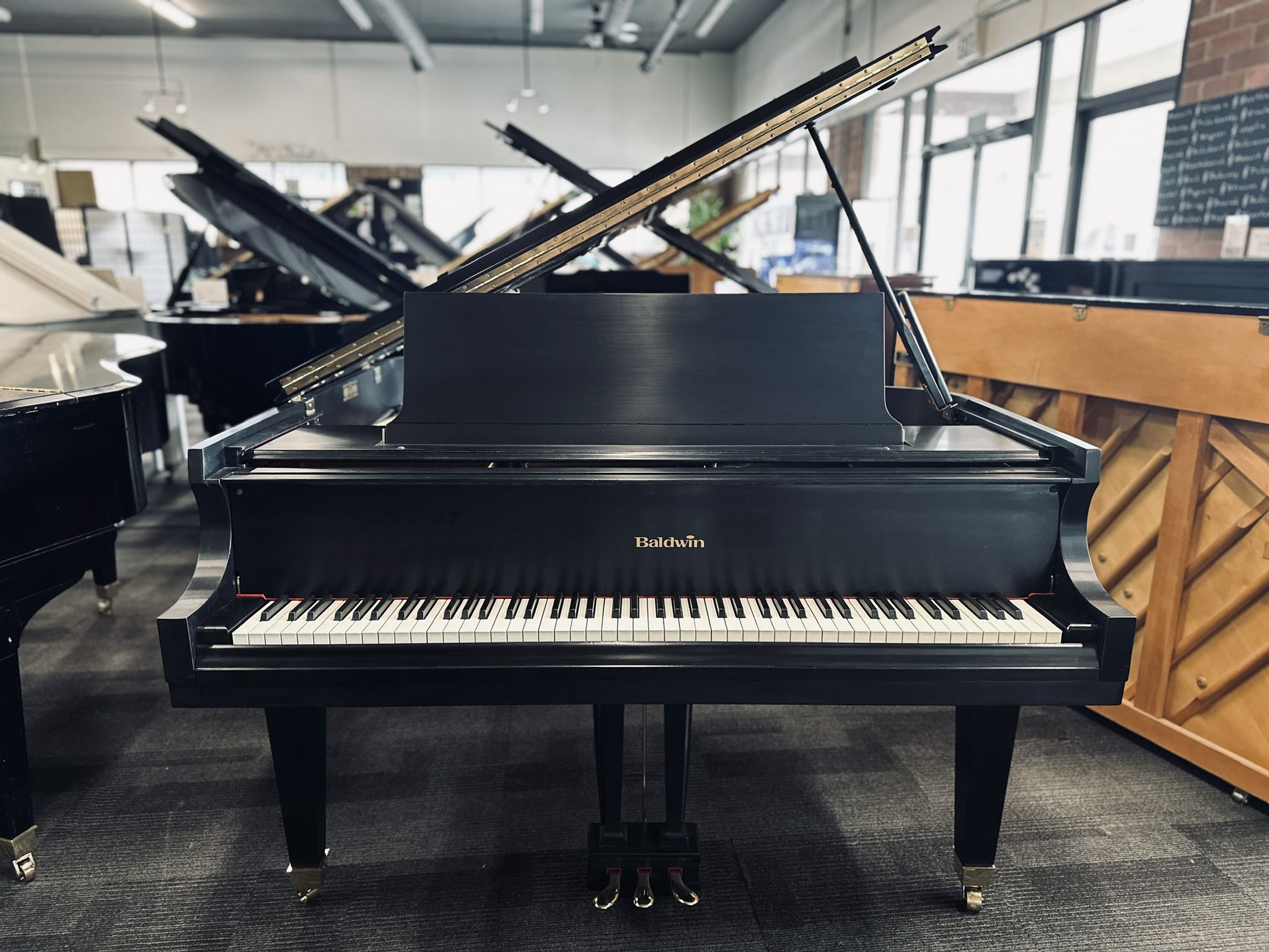 Baldwin Model R 5'8" Ebony Satin Grand Piano