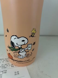 Starbucks Snoopy hot/cold thermal cup