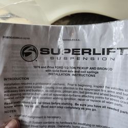 6" Superlift Springs - F100, F250, F350