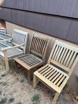 Wood Outdoor Patio  Chairs