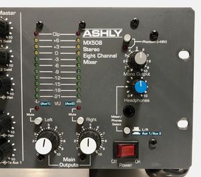 Ashly MX508 Rack Mount Stereo Mixer Console