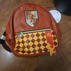 Harry Potter Gryfindor Mini Backpack New