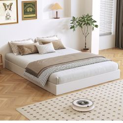 King Box Spring, Metal Frame Mattress Foundation with Fabric Cover. Russell/Boulder Area