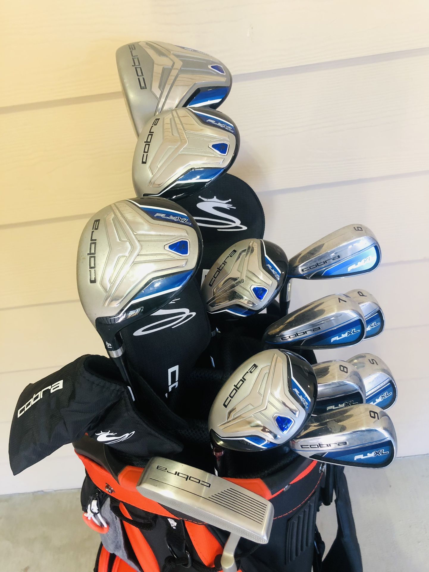 LH Cobra Set Irons 6-PW, SW with Cobra Driver