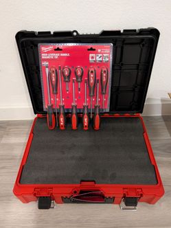 ​🦃 Milwaukee Thanksgiving deal: PACKOUT Foam Tool Case + 10-PC Screwdriver Set 🧰 $100 FIRM (NO EXTRA FEES)