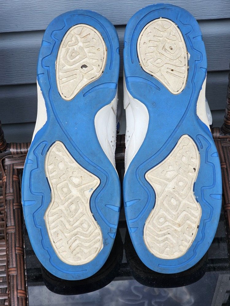 Adidas Dikembe Mutombo White Blue Black Basketball Shoes  display picture 3