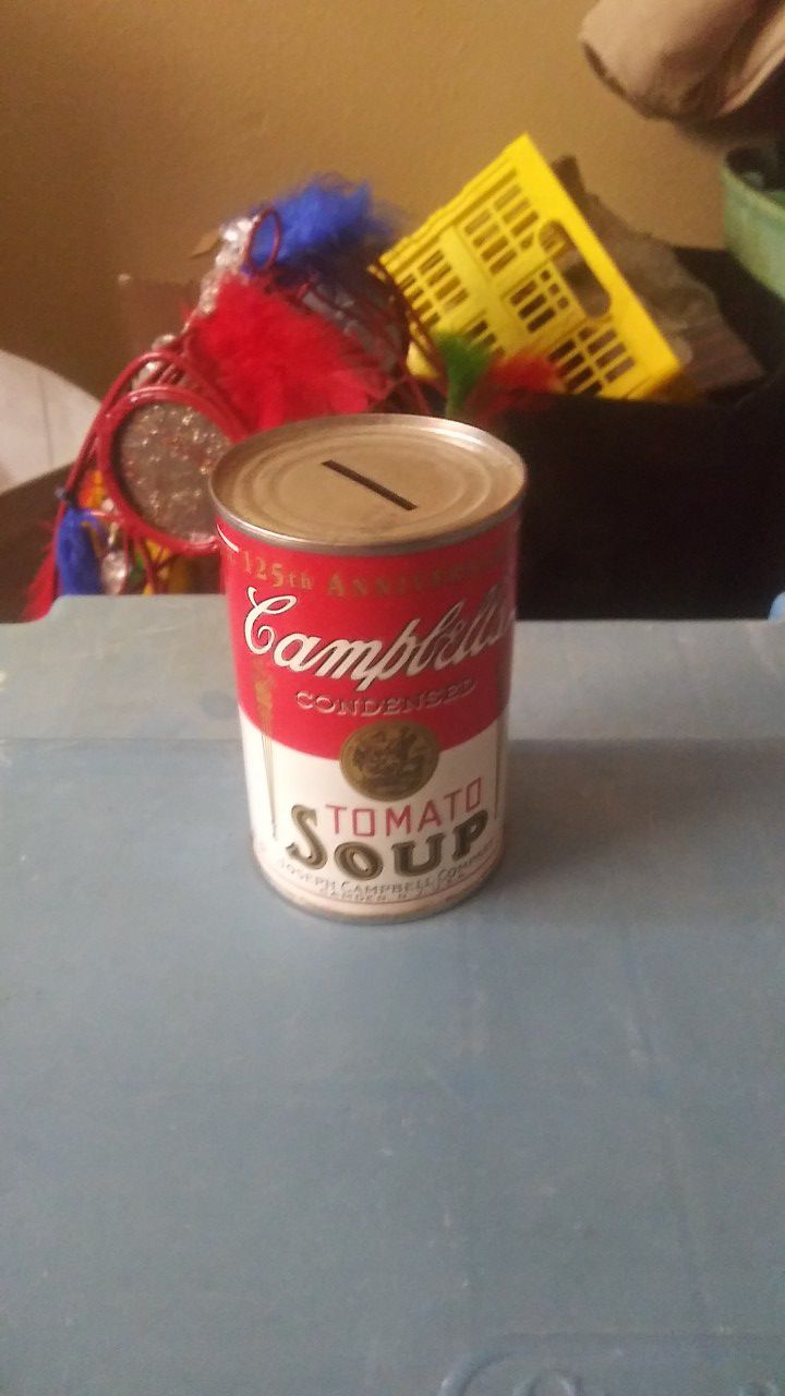 Campbells Soup Can Piggy Bank