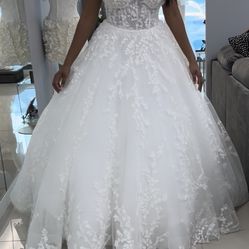 Wedding Ball Gown Dress S/ M