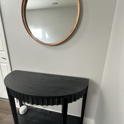 Entry Table + Mirror !!! Move Out Sale !!!