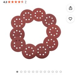 150PCS 5-inch Sanding Discs 60-600 Grit 