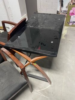 Free Desk Table + Chairs